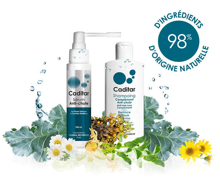 Caditar Sérum et Shampoing Anti-chute- Biorecherche